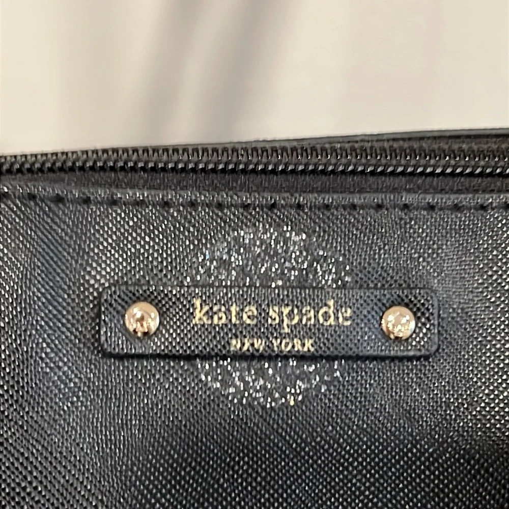 Kate Spade New York Haven Lane Glitter Dots Black Tote Bag